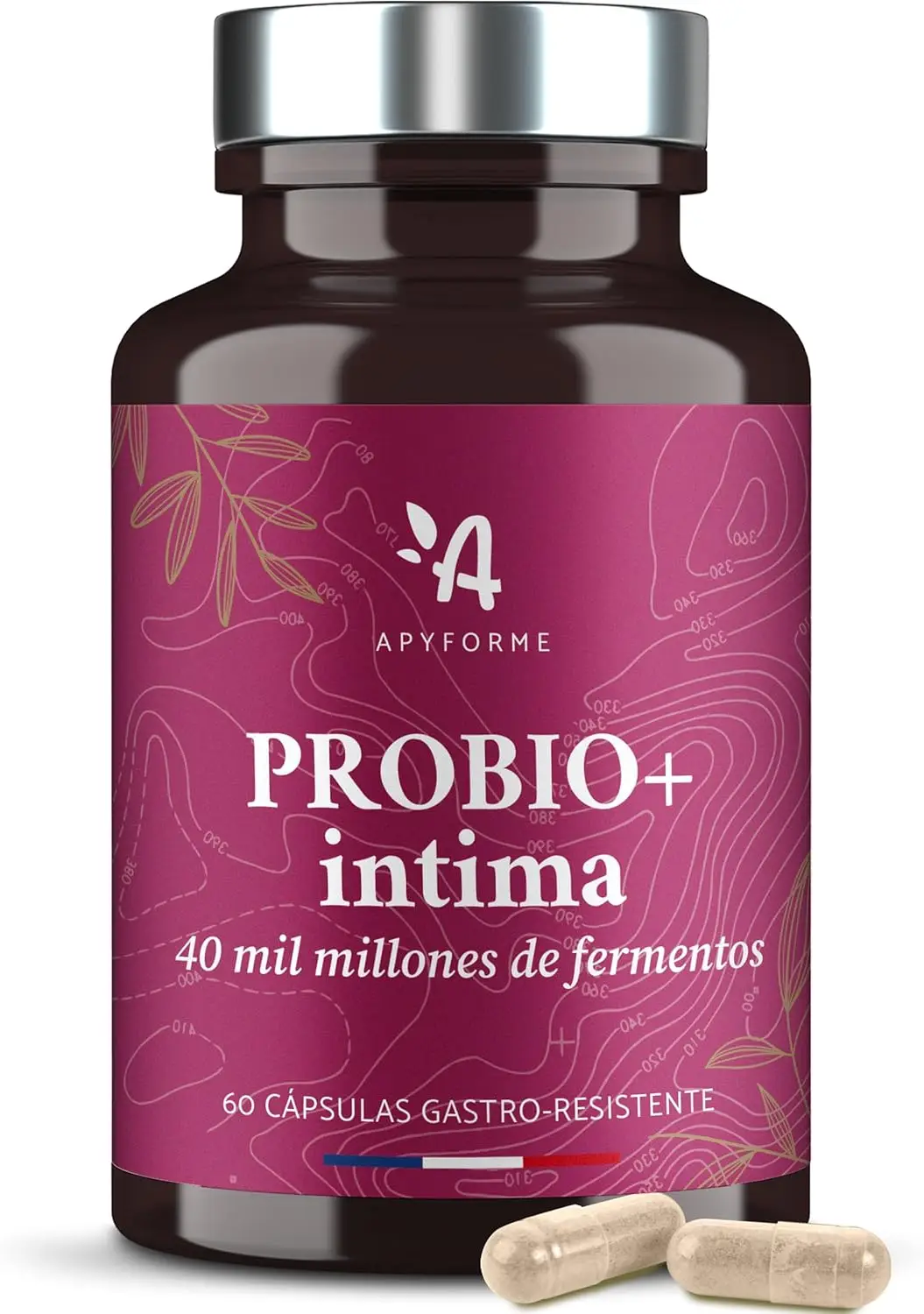 Apyforme Probióticos Mujer Flora Íntima 40 mil millones UFC 4 cepas Lactobacillus Reuteri