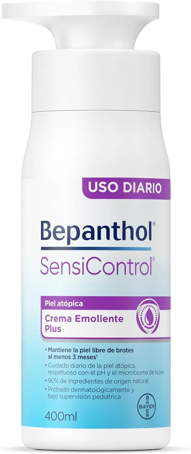 Bepanthol SensiControl crema hidratante piel atópica emoliente pro-vitamina B5 400ml