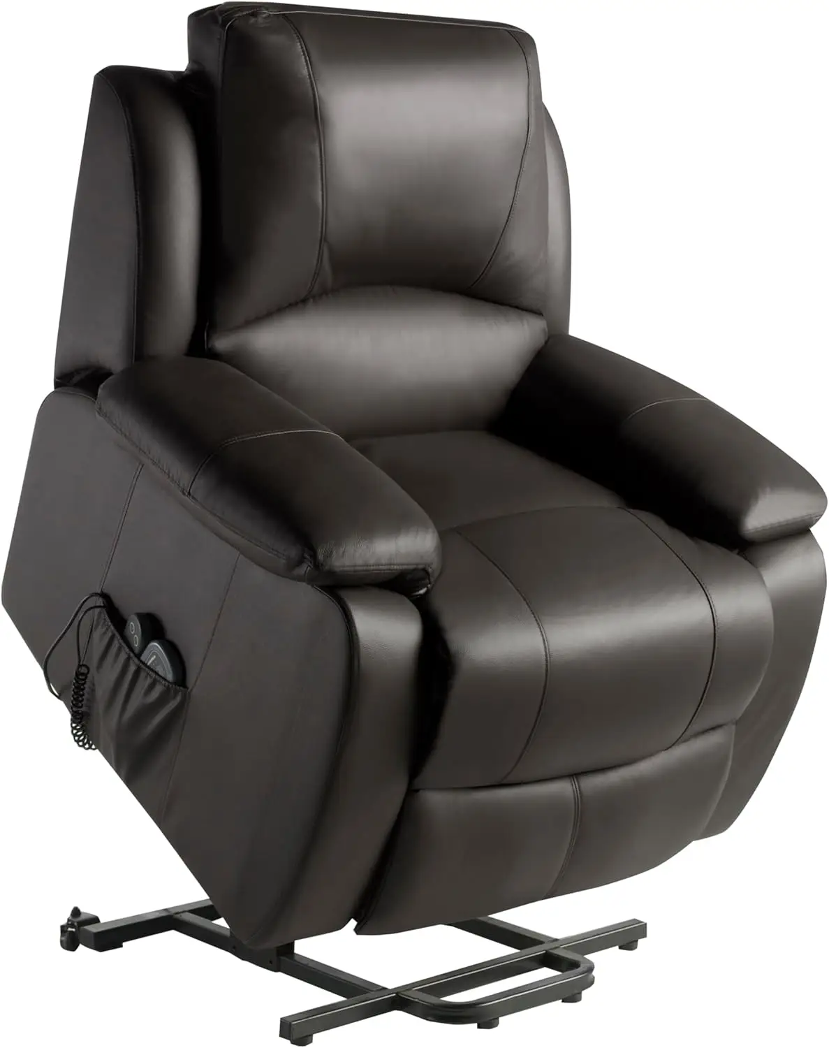 ECODE sillón reclinable piel masaje calor lumbar levantapersonas eléctrico descanso postparto mamá