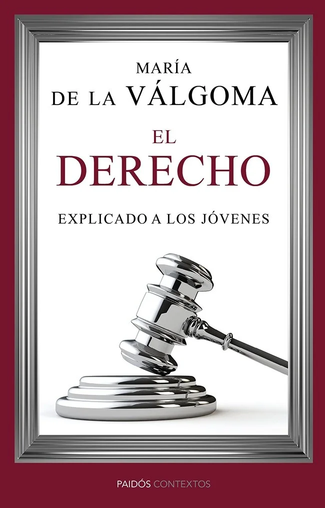 Libro El derecho explicado a los jóvenes María de la Válgoma colección Contextos