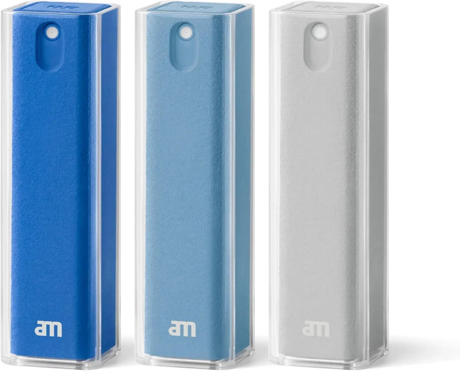 kit 3 limpiadores portátil spray microfibra gafas smartphone