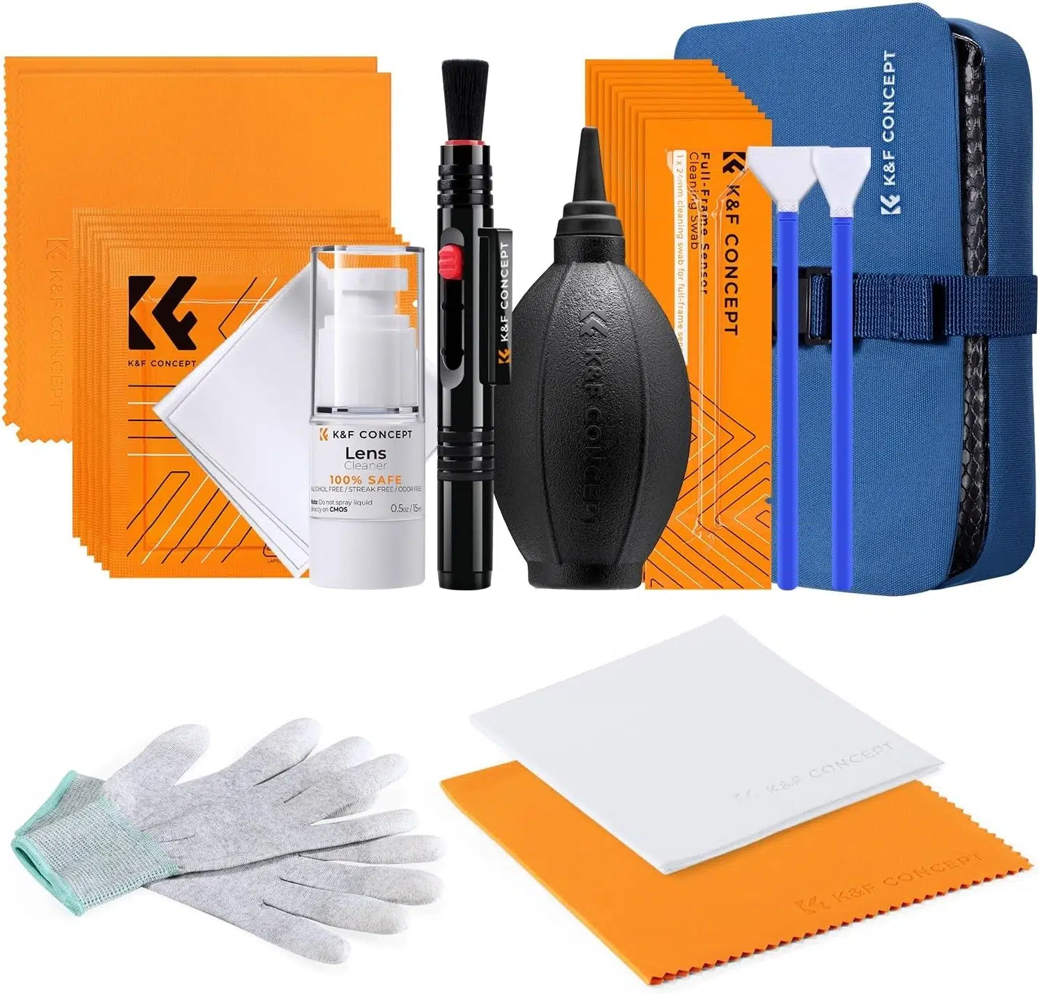 K&F CONCEPT kit limpieza 23 en 1 gafas solución