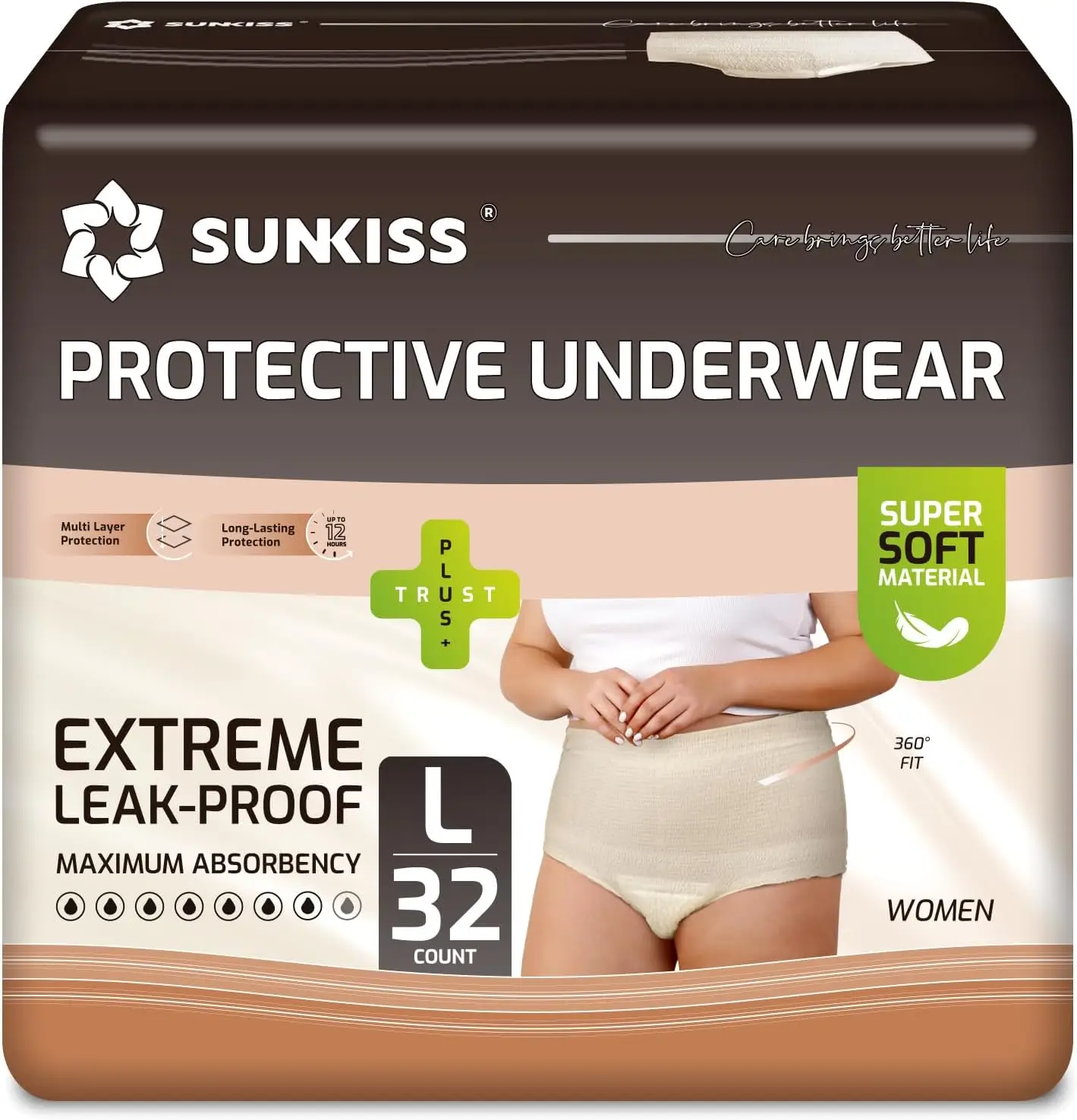 SUNKISS bragas desechables postparto incontinencia máxima protección
