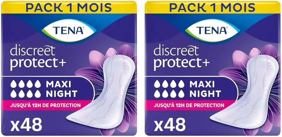 TENA Discreet Protect Maxi Night compresas postparto nocturnas