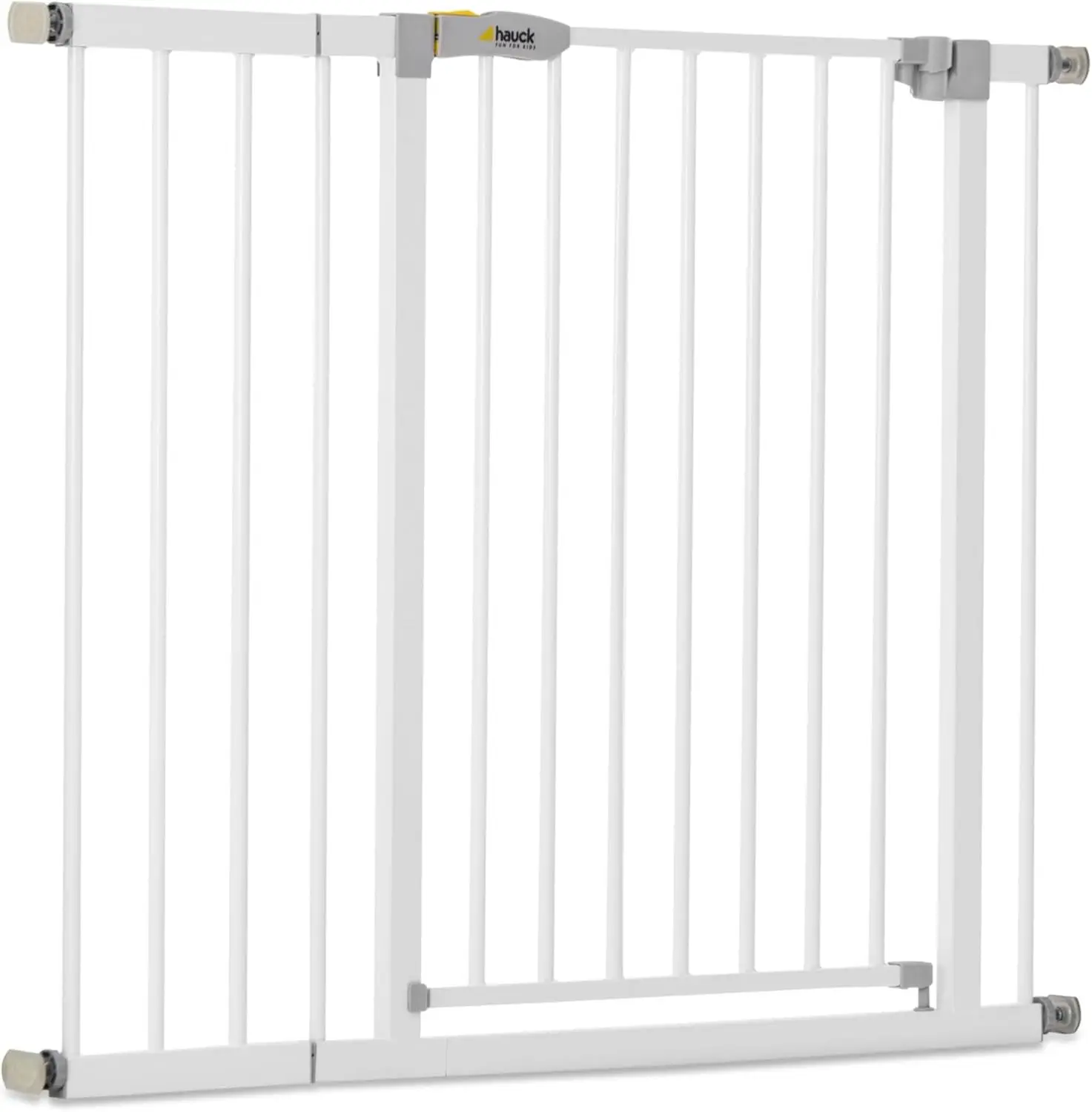 hauck Open N Stop KD barrera seguridad niños escaleras extensión 21cm sin agujeros 96-101cm blanca