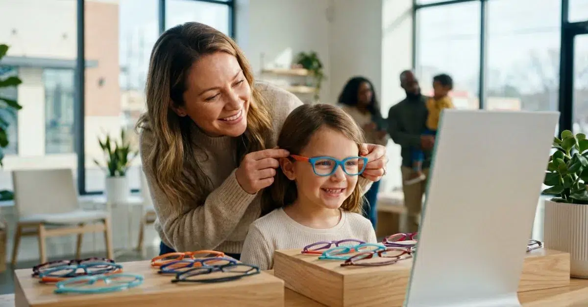 ayuda gafas seguridad social niños madre óptica España 2026