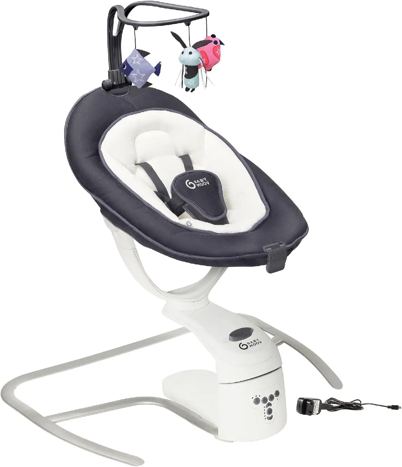 Babymoov Swoon Motion oscilación automática cuna asiento ergonómico permiso paternidad