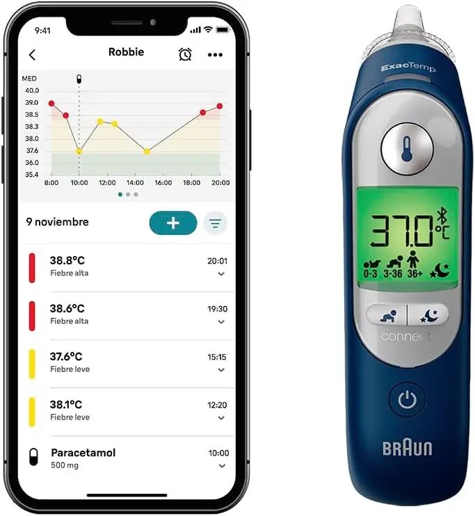 Braun ThermoScan 7 connect termómetro con app