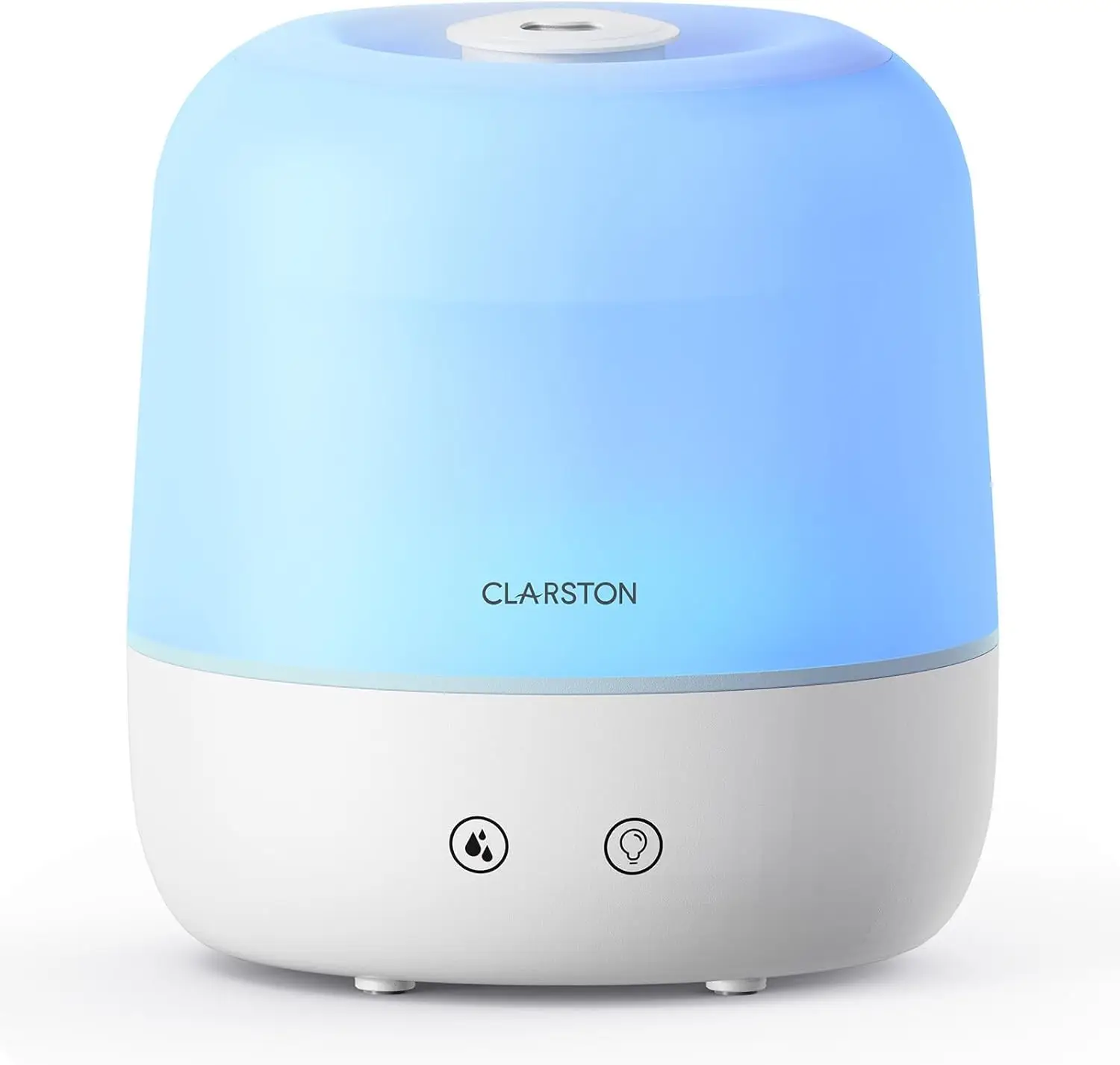 Clarston humidificador niebla fría 2 litros dormitorio boquilla ajustable 360 grados sin BPA bebé
