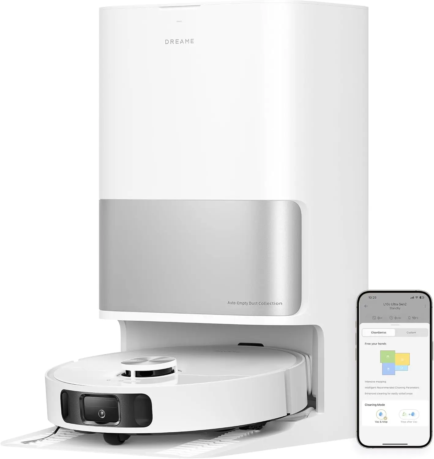 Robot aspirador Dreame L10s Ultra Gen 2 para madres primerizas