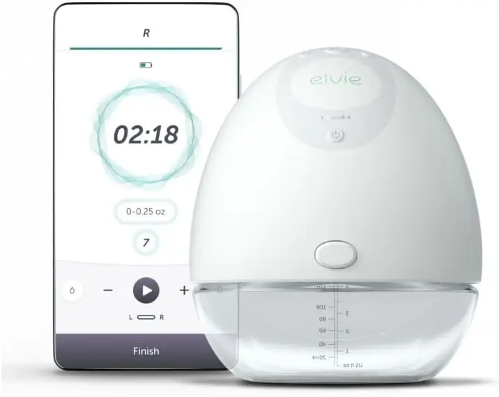 Elvie Pump sacaleches eléctrico portátil silencioso manos libres control app