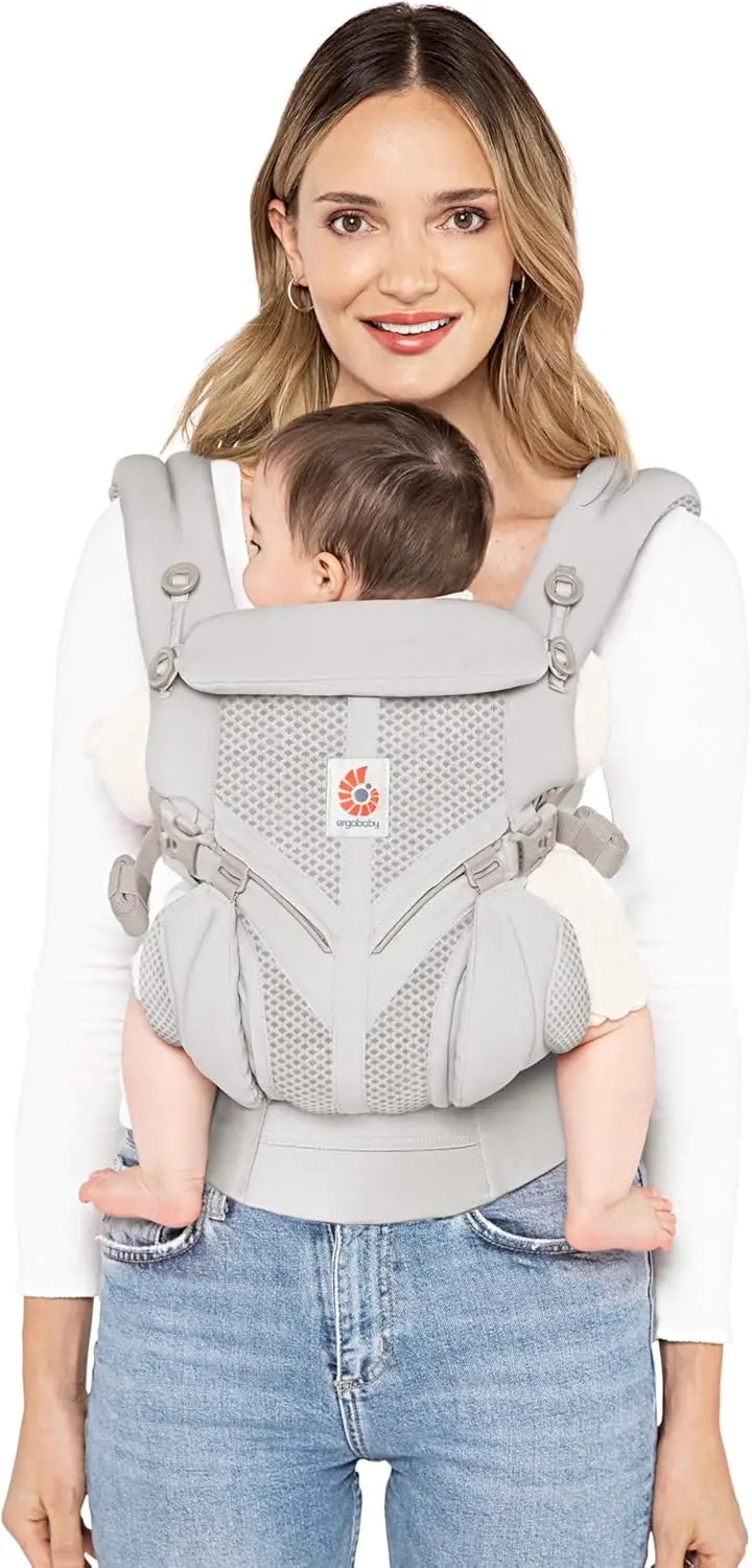 Ergobaby Portabebés Omni 360 Cool Air Mesh 4 posiciones recién nacidos permiso paternidad