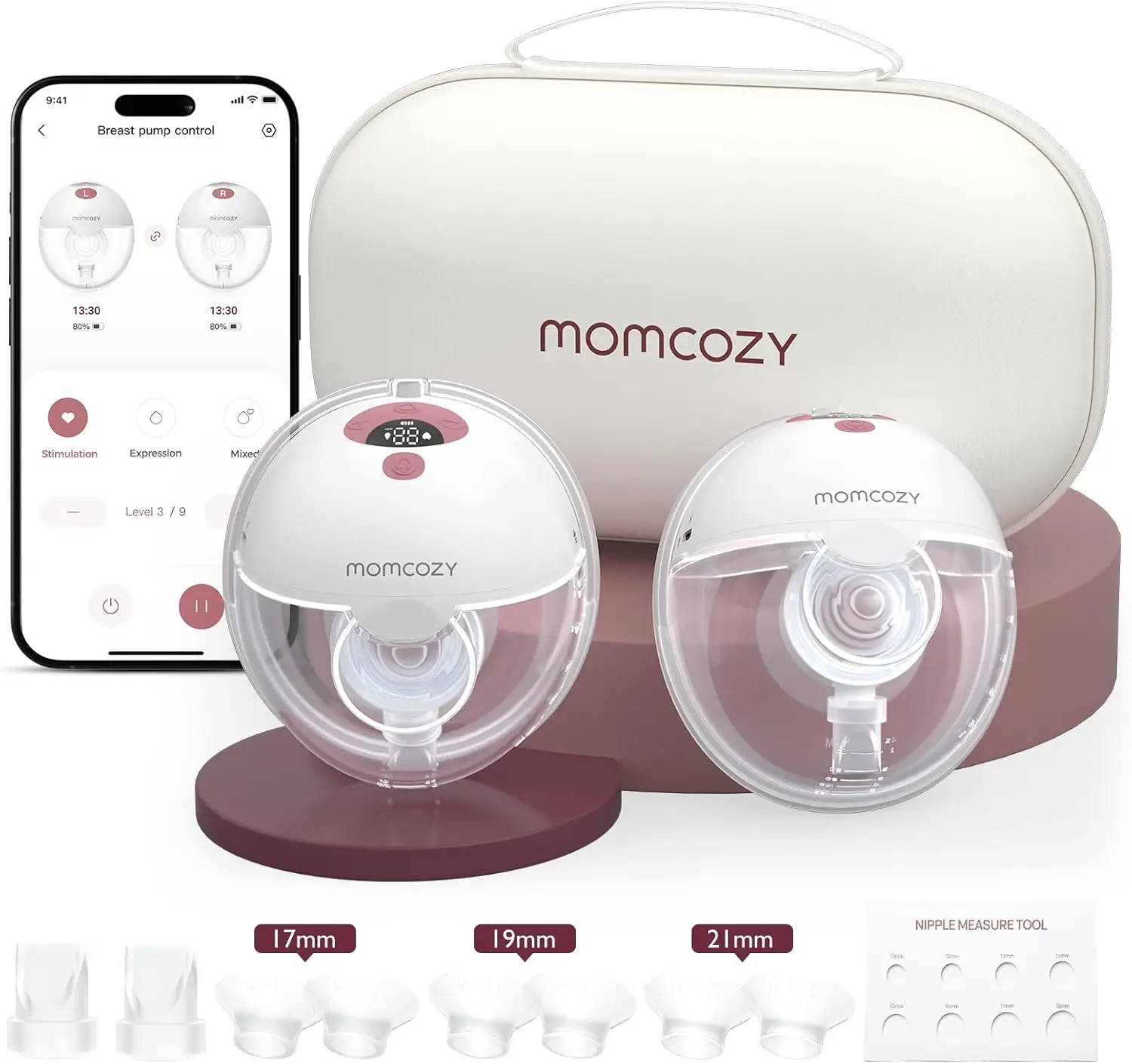 Sacaleches Momcozy M5 Smart inalámbrico para lactancia