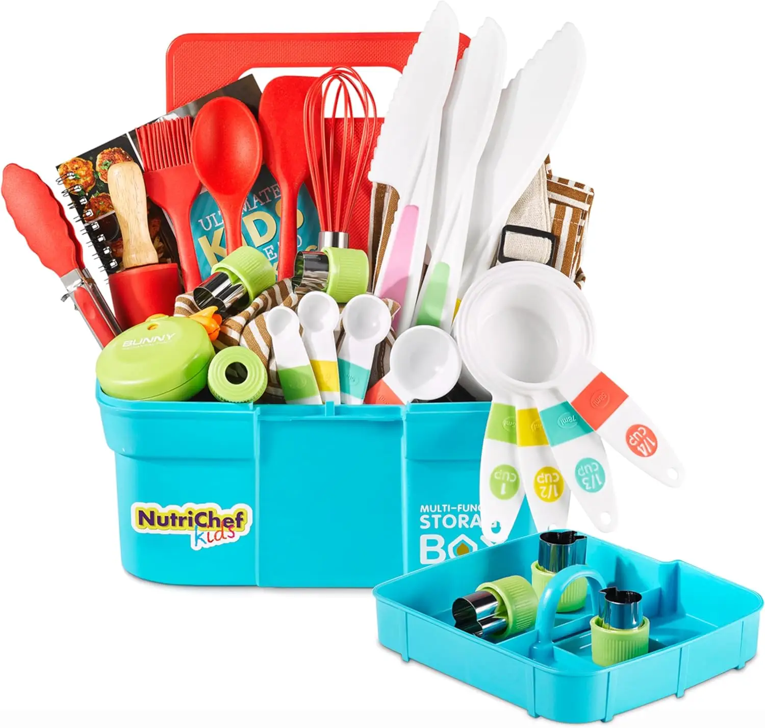 NutriChef kit repostería niños niñas 4 años utensilios cocina infantil