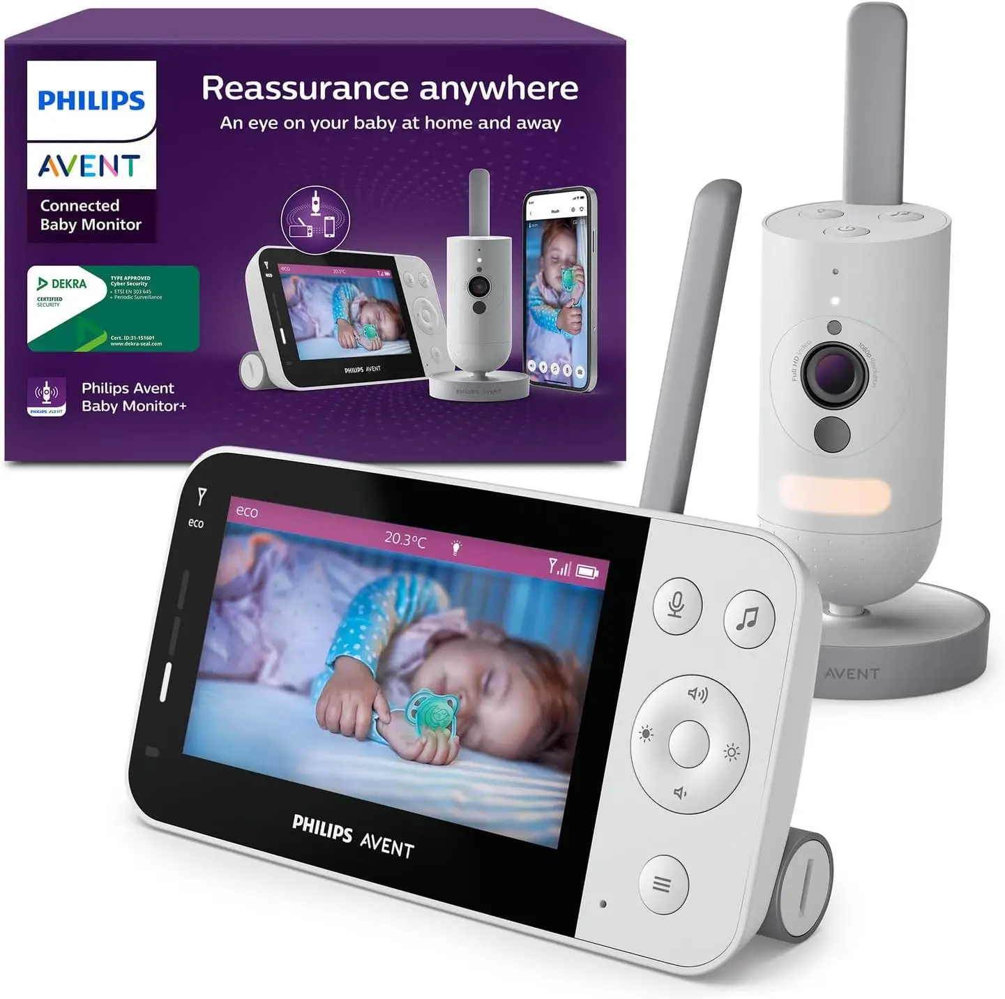 Philips Avent vigilabebés Wi-Fi cámara HD teletrabajo permiso paternidad semanas flexibles