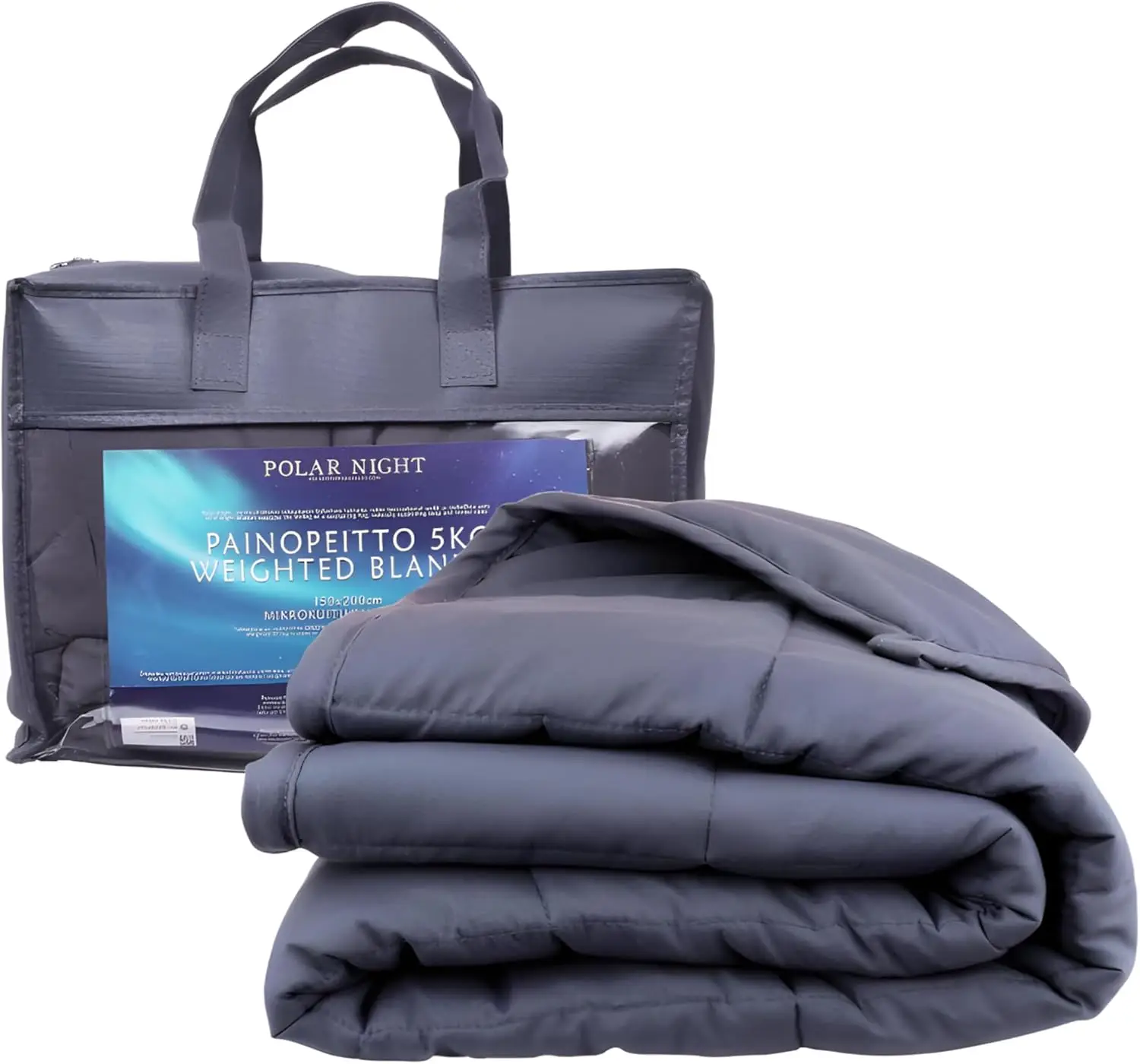 Polar Night manta de peso 16kg 200x220cm para reducción de ansiedad y regulación del sistema nervioso materno