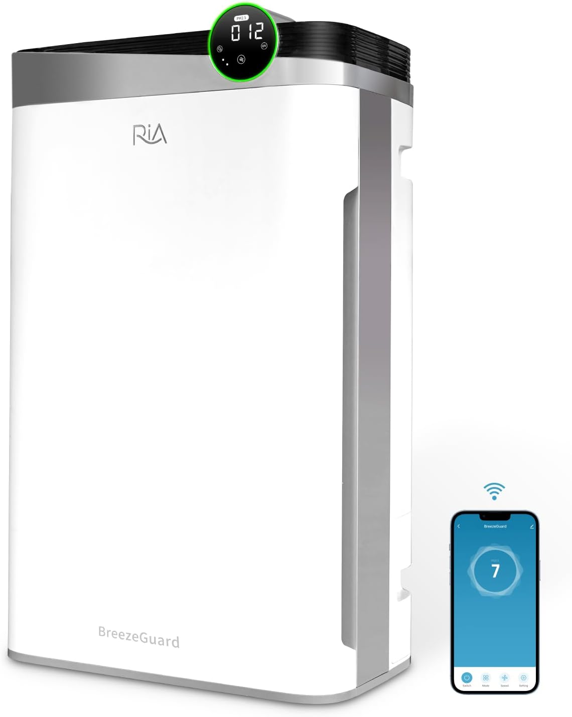 RIA BreezeGuard purificador humidificador industrial