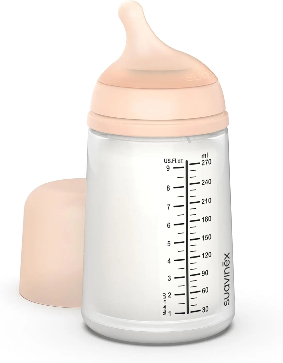 Biberón Suavinex Zero Zero anticólico para recién nacidos