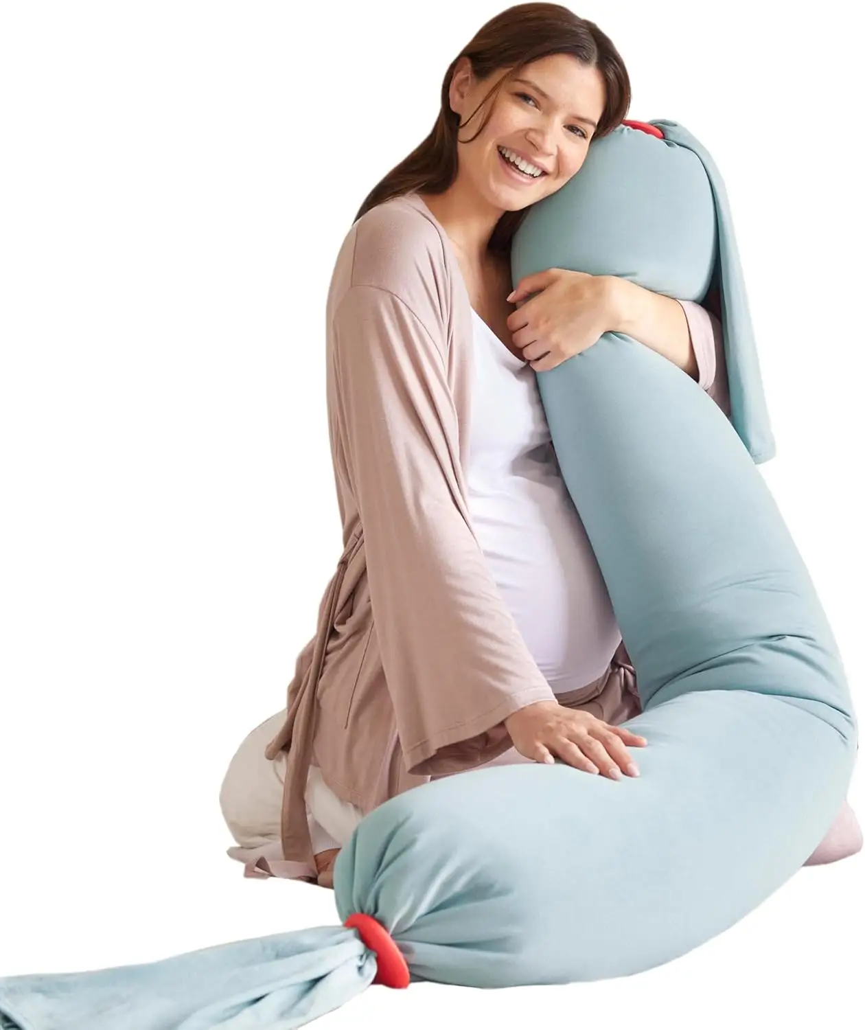 bbhugme almohada embarazo ajustable soporte cuerpo completo dormir lado firmeza forma ajustables espalda piernas vientre caderas