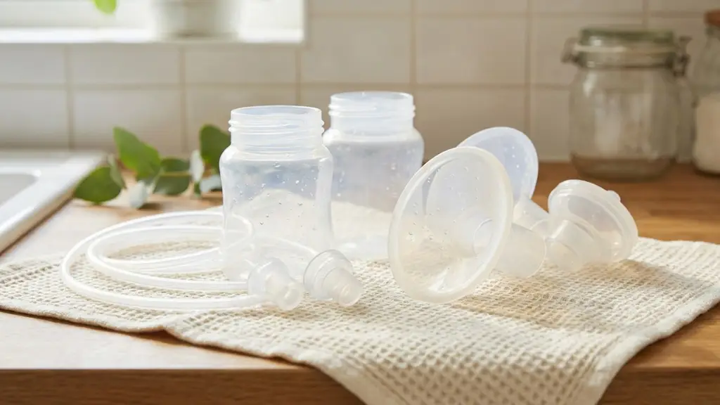 como limpiar y esterilizar el extractor de leche electrico