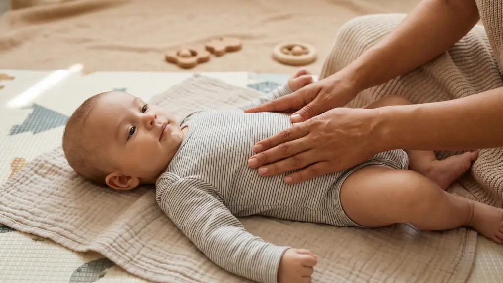 masaje para aliviar colicos en bebe que llora mucho