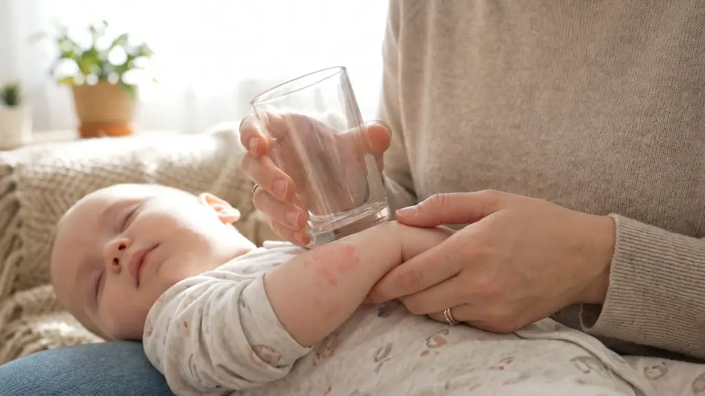prueba del vaso petequias bebes manchas rojas en la piel