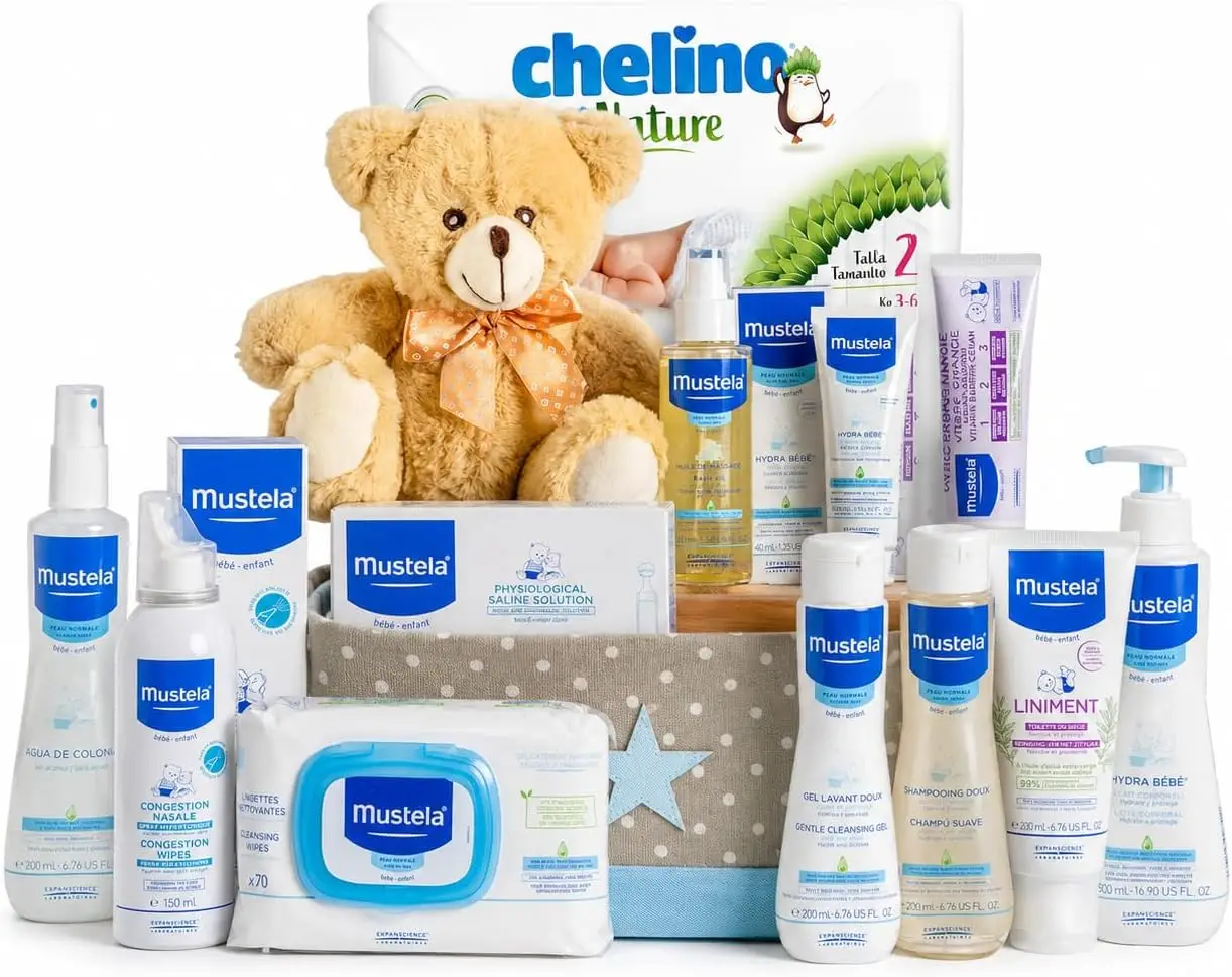 Mirifarma Canastilla Bebé Super Pack todo incluido recién nacido