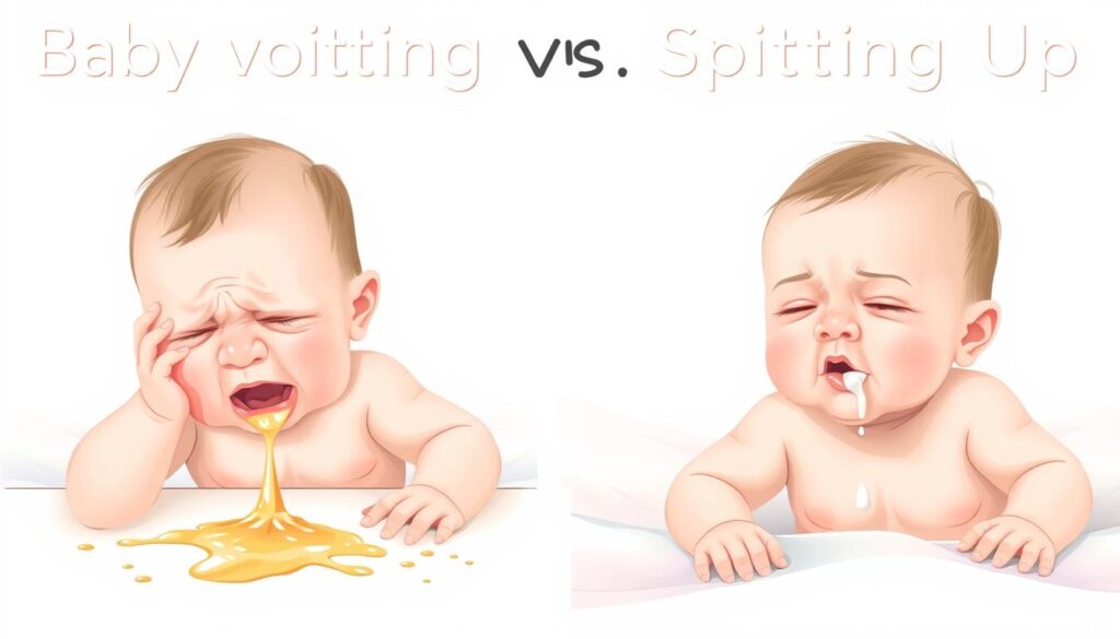 Diferencias entre vómito y regurgitación