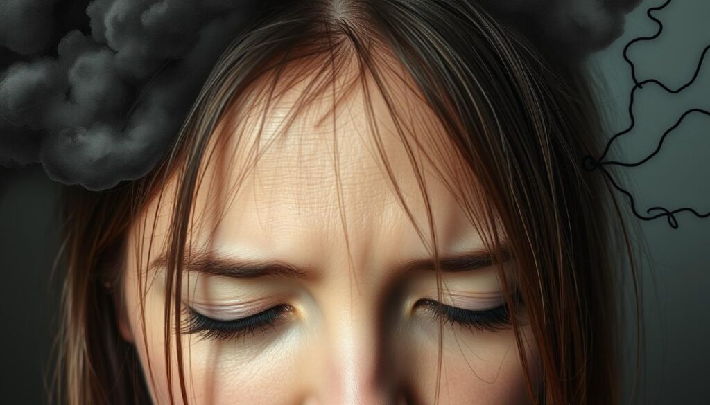 Estrés y caída de cabello