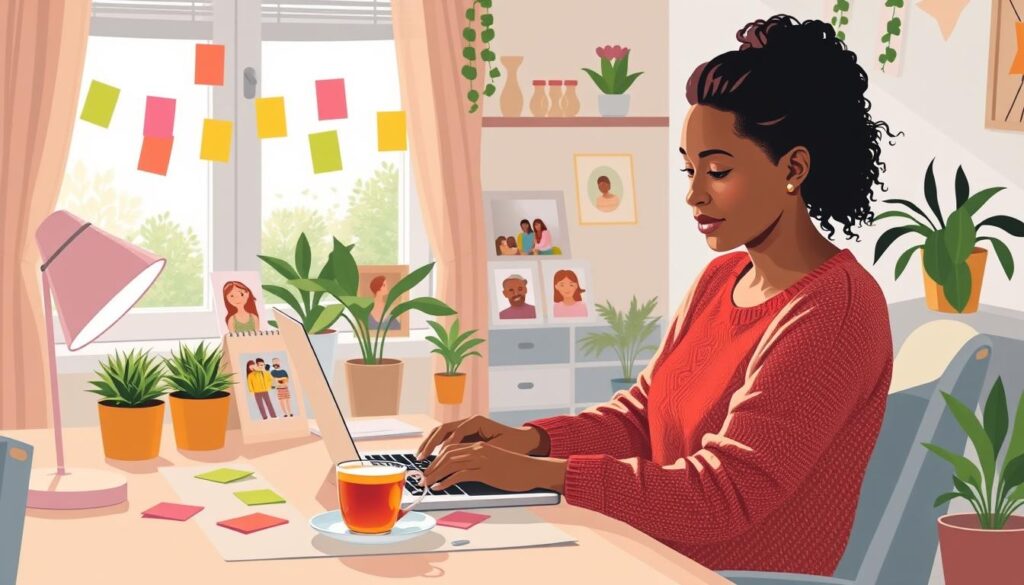 Redes de apoyo madres solteras teletrabajadoras