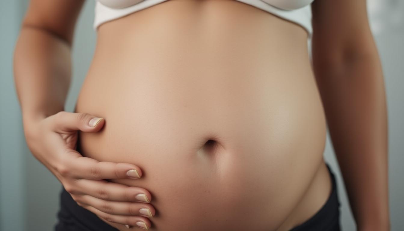 Sensación de dureza en el vientre