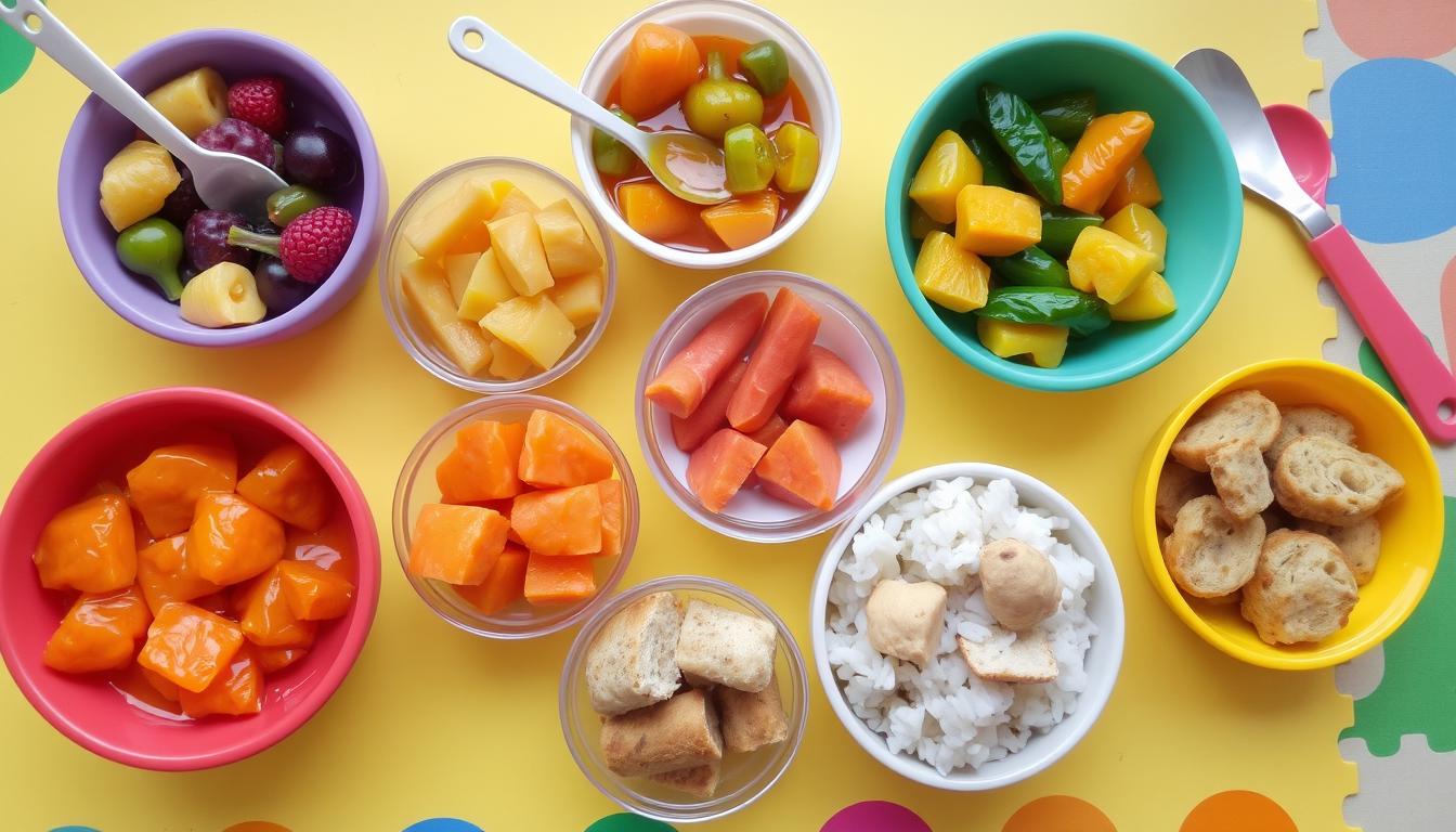 alimentos sólidos para bebés