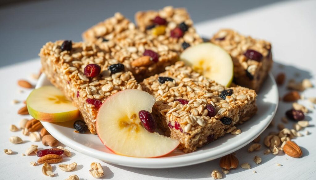barritas de avena y fruta