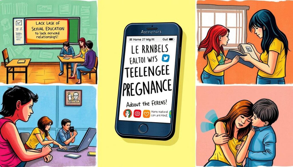 causas del embarazo adolescente