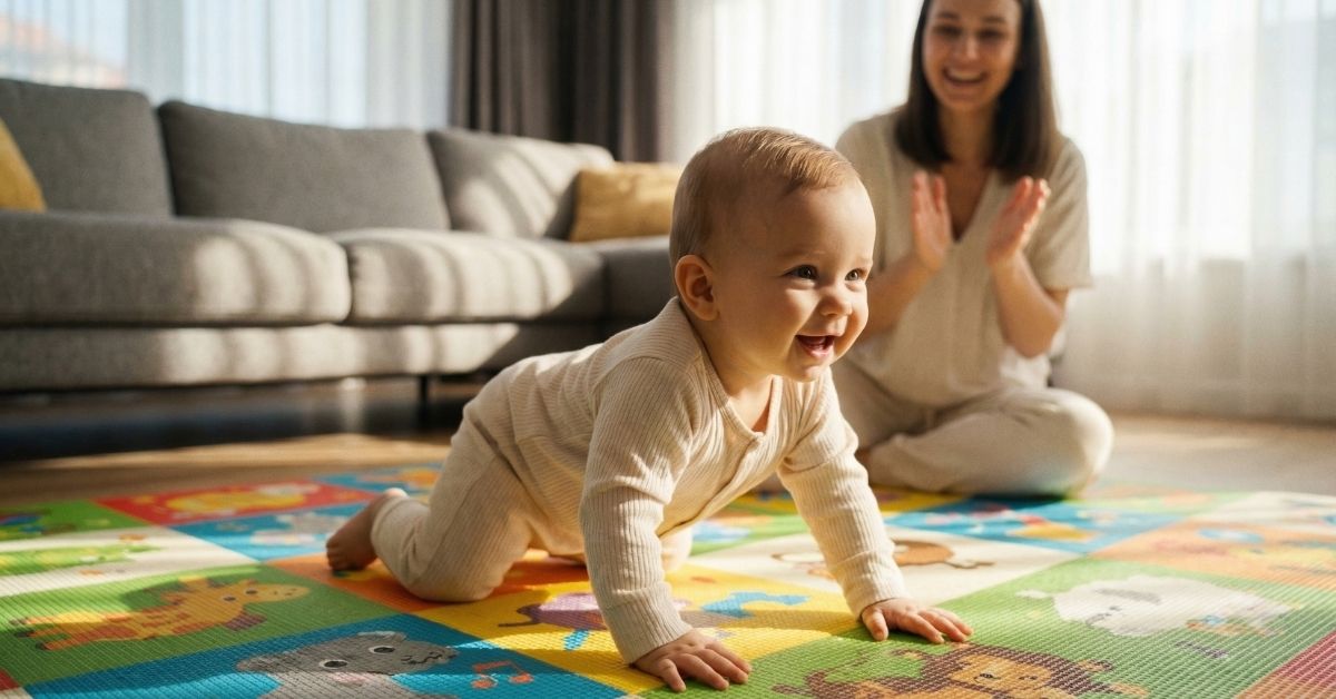 cuando empiezan a gatear los bebes