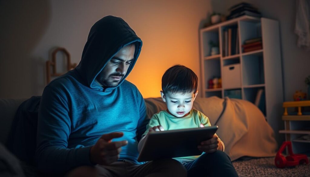 efectos del uso de pantallas en niños