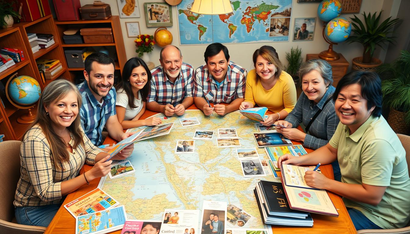 planificación de vacaciones familiares