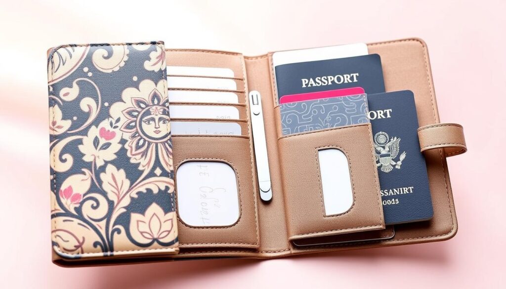 porta pasaporte familiar