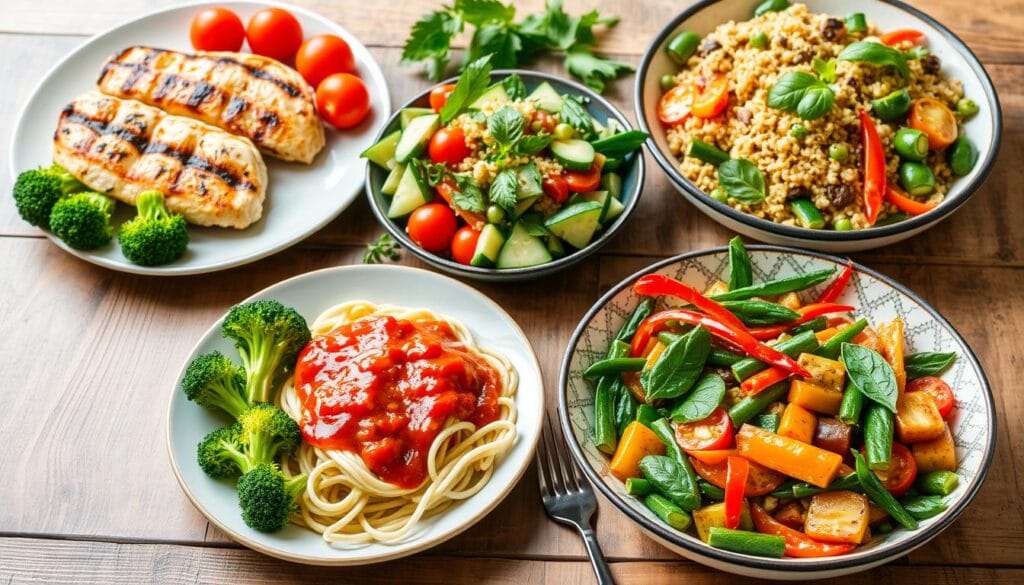 platos principales bajos en calorias