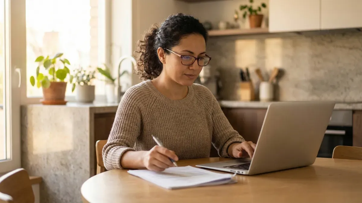 complemento de maternidad 2026 mujer revisando documentos pensión